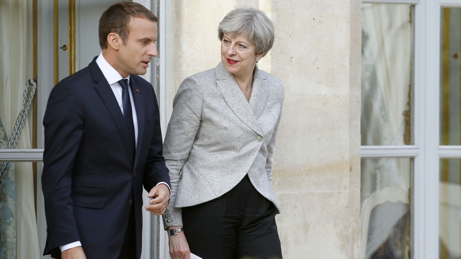 French President Emmanuel Macron and British Prime Minister Theresa May are set to meet on Thursday.