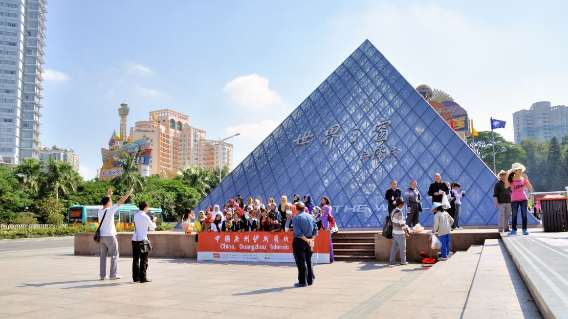 One of Shenzhen's most iconic landmarks is the Window Of The World theme park, which has about 130 reproductions of some of the most famous tourist attractions.