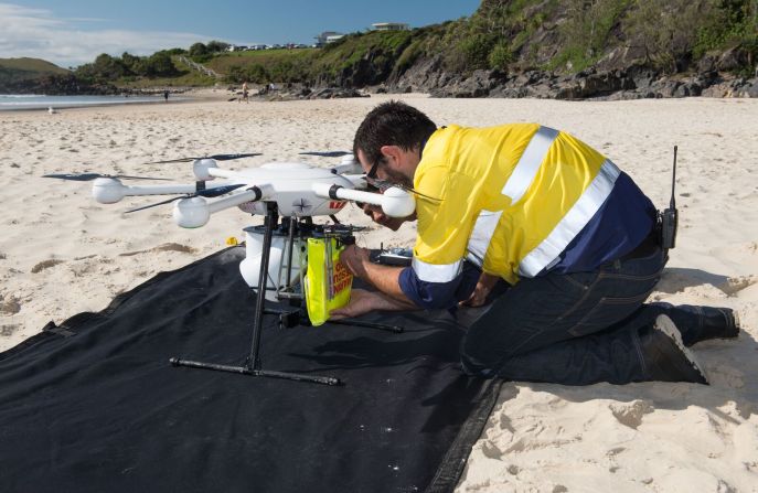 In January 2018 in New South Wales, Australia, the Little Ripper UAV proved vital in rescuing two men caught in rough surf. Lifeguards used the drone to drop an inflatable life preserver in minutes, which the swimmers clung on to to make it to shore. <a href="index.php?page=&url=https%3A%2F%2Fwww.cnn.com%2F2018%2F01%2F18%2Ftech%2Fdrone-rescue-swimmers-australia%2Findex.html" target="_blank"><strong>Read more.</strong> </a><br /><br />