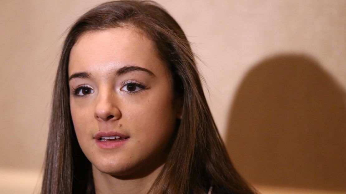 Gymnast Maggie Nichols and her coach reported Nassar to USAG in 2015.