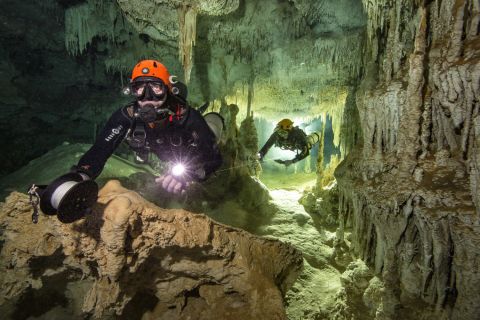 Last month, divers from the Great Mayan Aquifer Project discovered the world's largest flooded cave, when they connected the cave system known as Sac Actun with the Dos Ojos system.