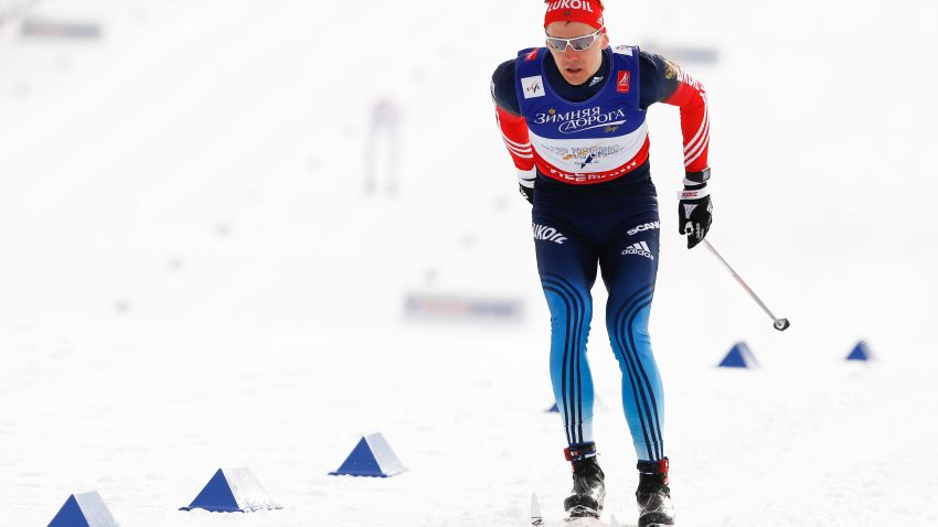 FALUN, SWEDEN - FEBRUARY 19: (FRANCE OUT) Nikita Kryukov of Russia competes during the FIS Nordic World Ski Championships Men's Cross-Country Sprint on February 19, 2015 in Falun, Sweden. (Photo by Stanko Gruden/Agence Zoom/Getty Images)