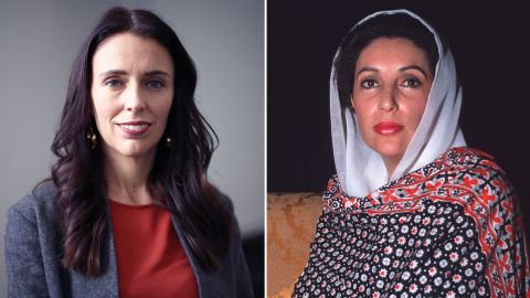 Jacinda Ardern Benazir Bhutto split RESTRICTED