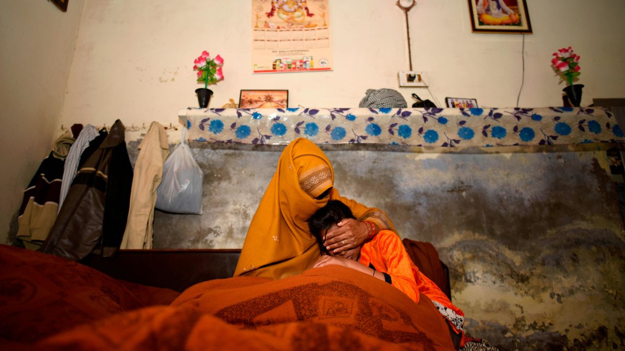 The mother and younger sister of a 15-year old whose brutal rape and murder in Haryana has shocked India.