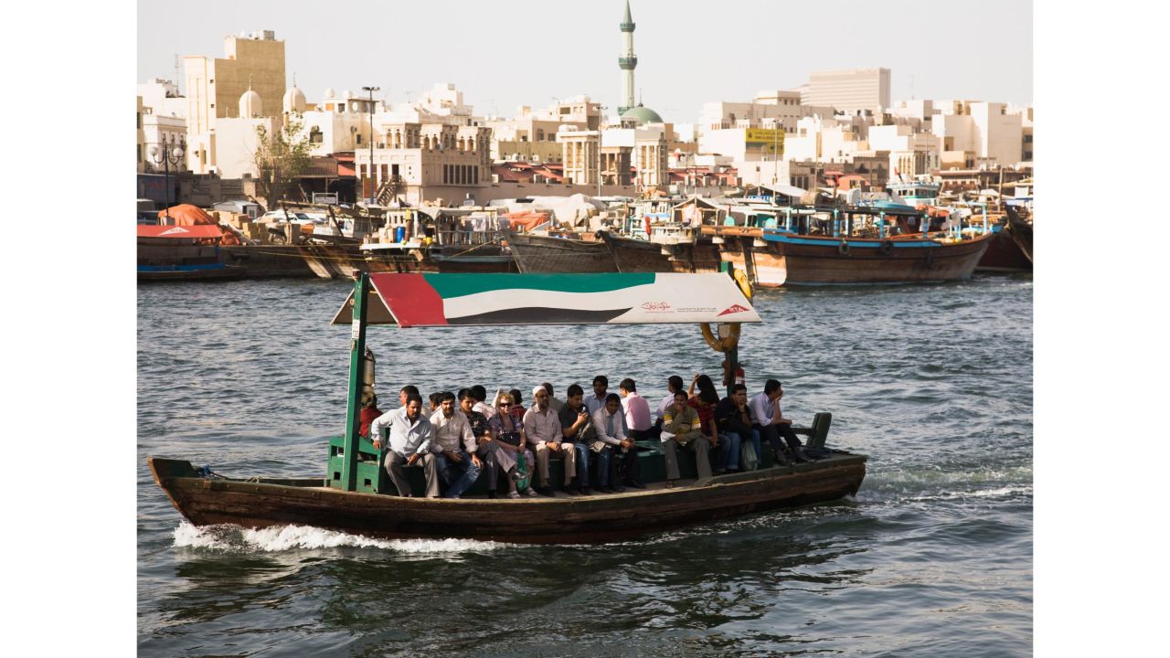 An Abra water taxi is a great way to get the feel of yesteryear Dubai.