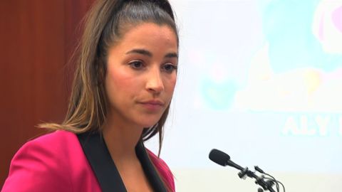 "The tables have turned Larry," Olympic gymnast Aly Raisman told Nassar in Ingham County court on January 19. "We are here. We have our voices, and we are not going anywhere."