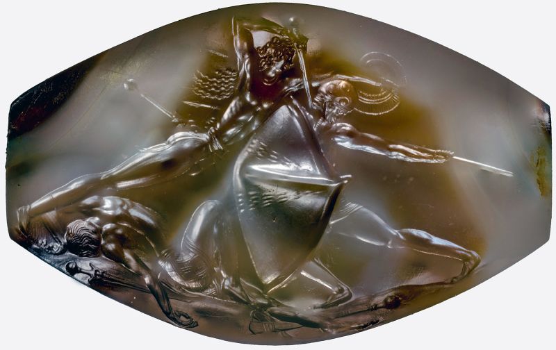 The ancient Greek masterpiece etched on a tiny gemstone | CNN