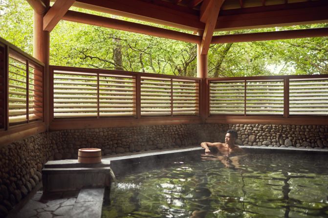 <strong>Onsens (Hot springs):</strong> In Japan, people have long sworn by the physical and mental benefits of mineral-rich volcanic waters, which are usually full of calcium, sodium chloride, and sulfur. Marriott just opened five new resorts in Japan and each offers a mix of in-room onsens and public bathhouses.