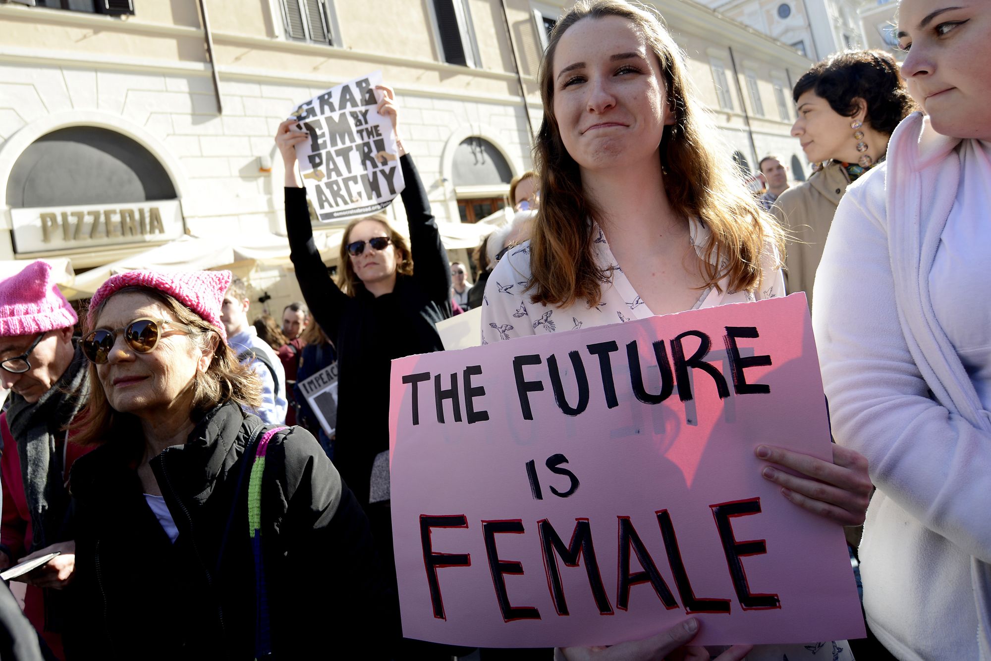 01 rome womens march signs