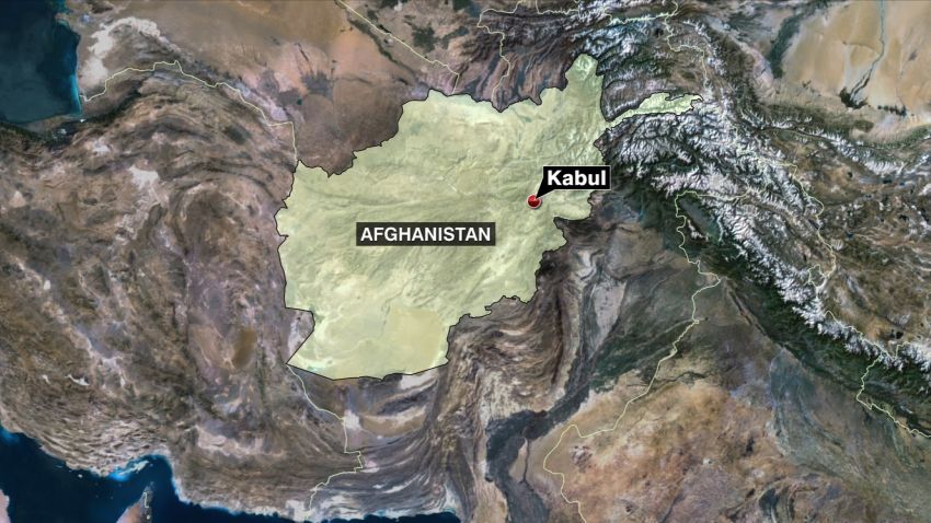 kabul afghanistan map