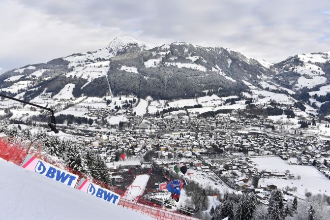 <strong>Chocolate box: </strong>Kitzbuhel is a former silver mining town with a pretty, pedestrianized medieval center in the heart of Austria's Tyrol region.