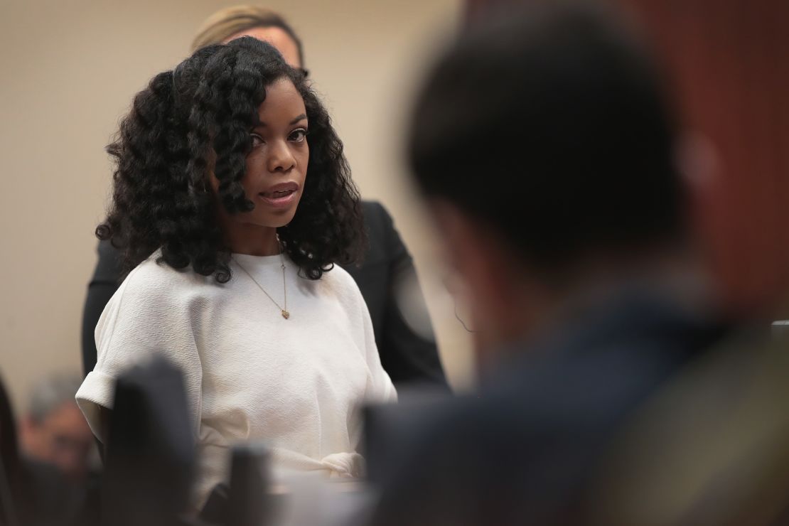 Tiffany Thomas-Lopez   confronted Nassar, recounting his abuse in court last week. 