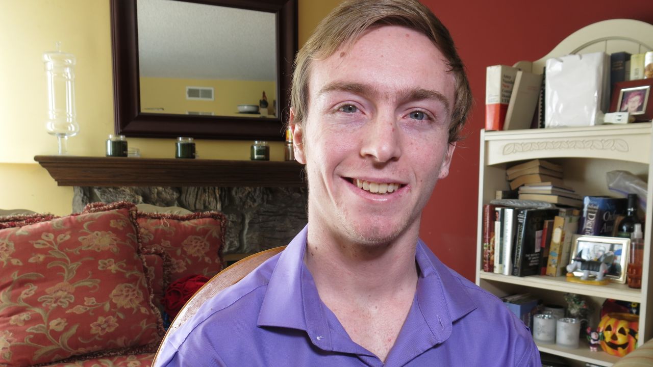 Gillen Washington, 23, says he hopes to force change at Aetna.