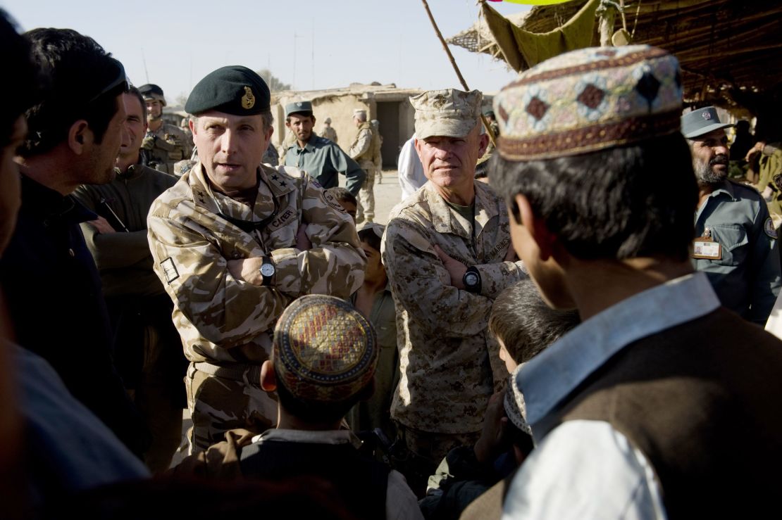 Gen. Nick Carter, left, will make his concerns public in an address to the RUSI.