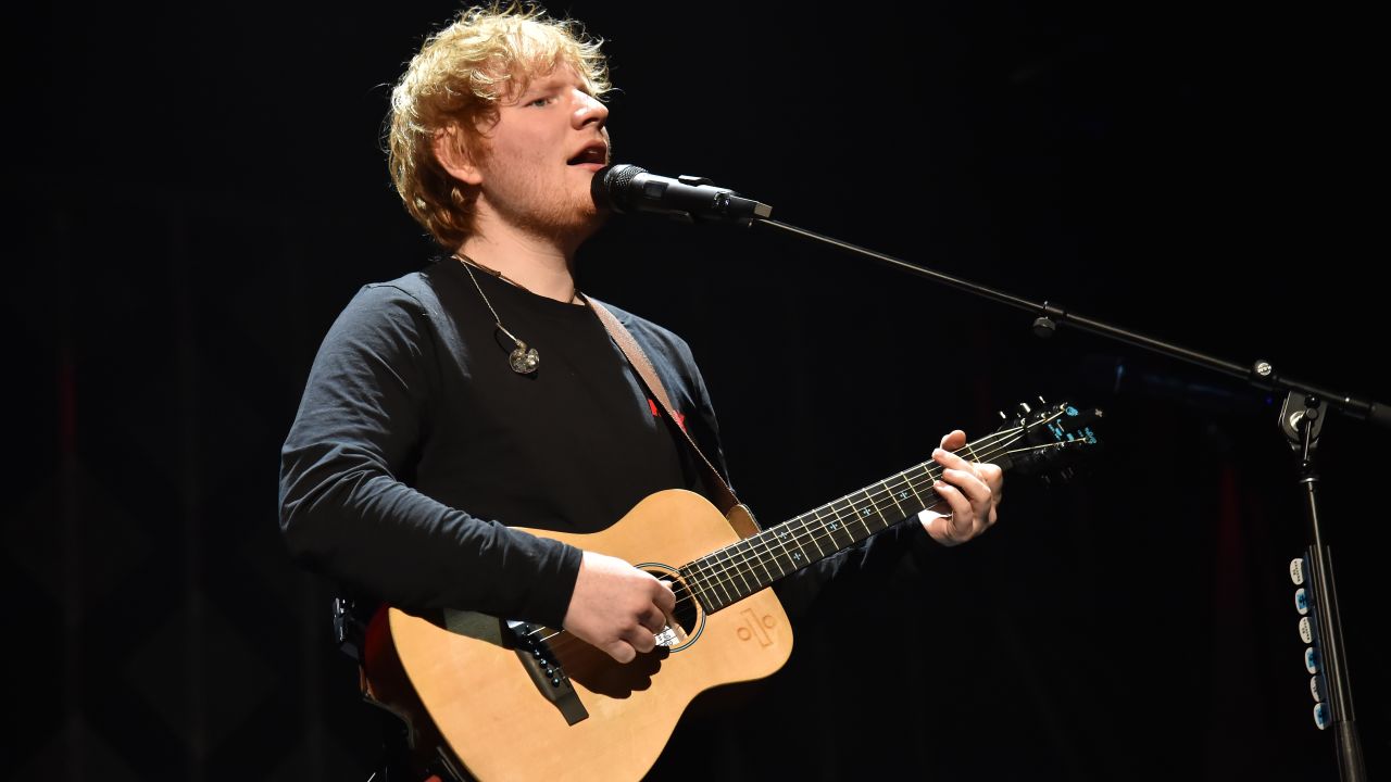 Ed Sheeran was the second most-streamed artist of the decade.