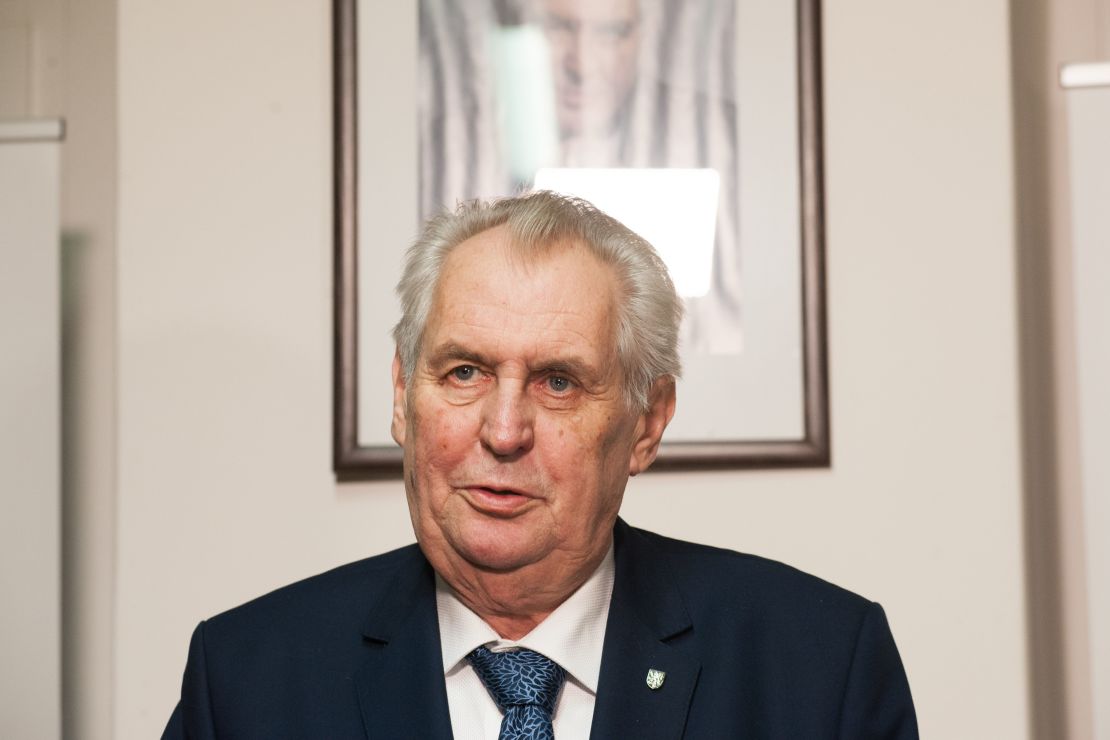 Milos Zeman was long-time leader of the center-left Social Democrats, before founding the populist Party of Civic Rights in 2009.