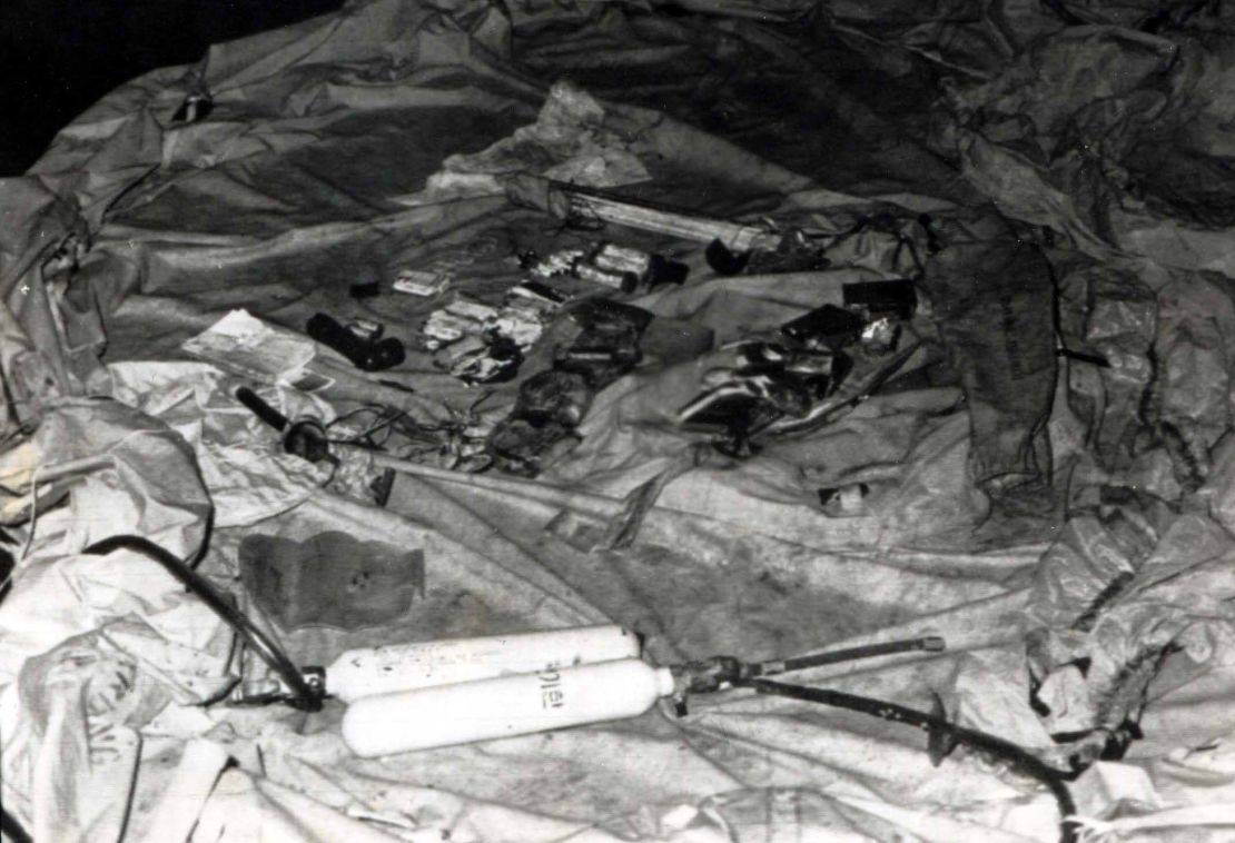  Wreckage found in territorial waters of Burma, now known as Myanmar, on December 16, 1988