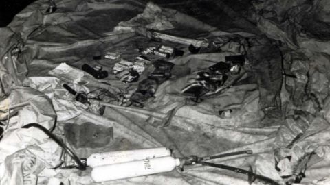 Wreckage found in territorial waters of Burma, now known as Myanmar, on December 16, 1988