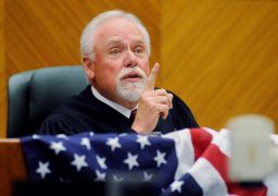 Chief Judge Richard Cebull makes a speech at the federal courthouse in Billings, Montana, on June 23, 2011.