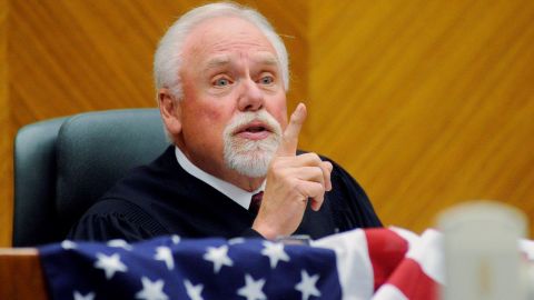 Chief Judge Richard Cebull makes a speech at the federal courthouse in Billings, Montana, on June 23, 2011.