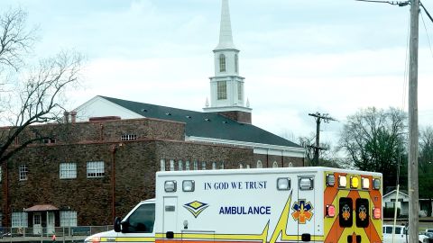 Churches dot the main streets and signs of God are everywhere, including on an ambulance.