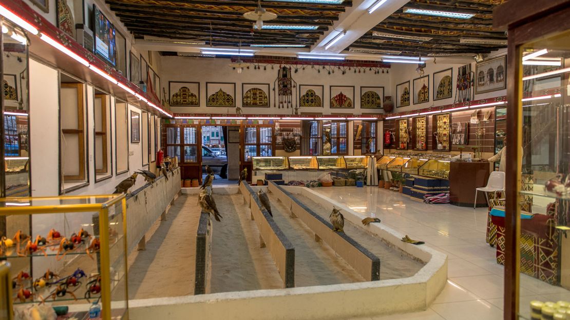 Falcon Souq -- a market dedicated to falconry.