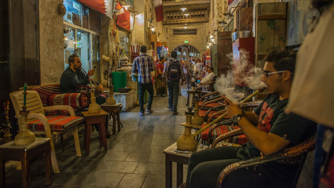 <strong>People watching: </strong>Sit at an outdoor table in the early evening and take in the vibrant ambience as locals smoke shisha.<br />