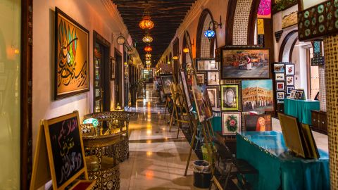 Souq Waqif Art Center showcases the work of  local and international artists.