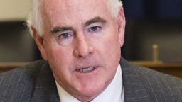 WASHINGTON, DC - MARCH 02: Rep. Pat Meehan (R-PA) speaks during a panel discussion for the 2017 Congressional Hockey Caucus Briefing Day on the Hill in the Rayburn House Office Building on Capitol Hill on March 2, 2017 in Washington, DC. (Photo by Patrick McDermott/NHLI via Getty Images)