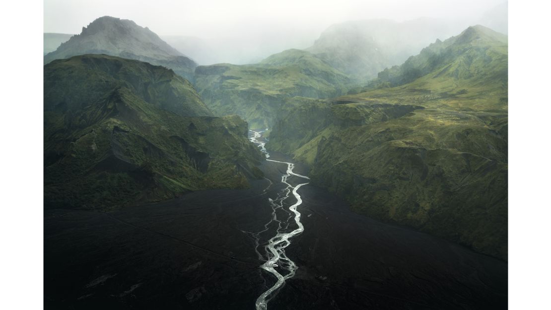 This shot by Witold Ziomek showcases the Icelandic valley of Thor and won the "At the Water's Edge" category.