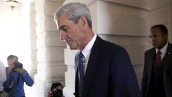 Former FBI Director Robert Mueller, special counsel on the Russian investigation, leaves following a meeting with members of the US Senate Judiciary Committee at the US Capitol in Washington, DC on June 21, 2017. 