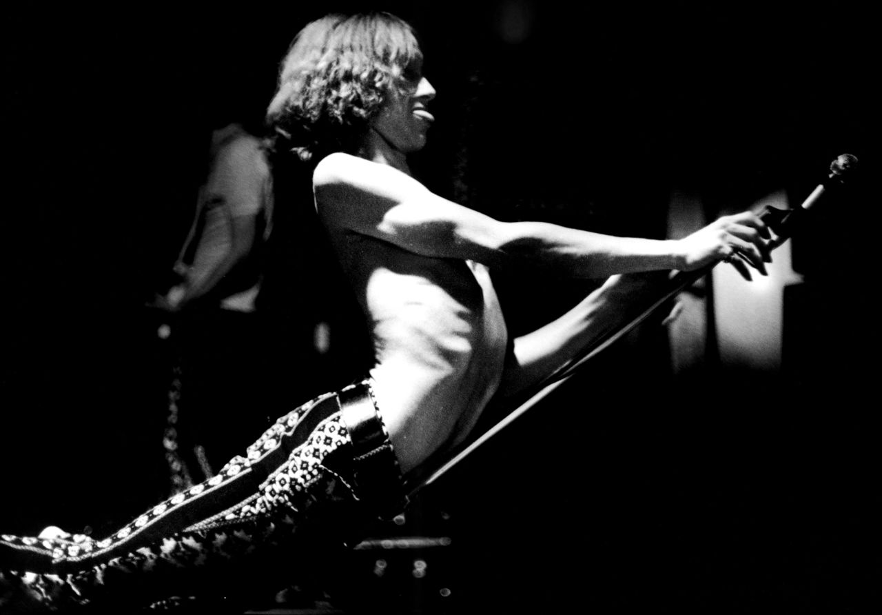 Iggy Pop at the Grande Ballroom, 1968.
