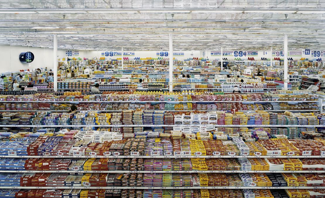 "99 Cent II" (1999/2009) by Andreas Gursky.