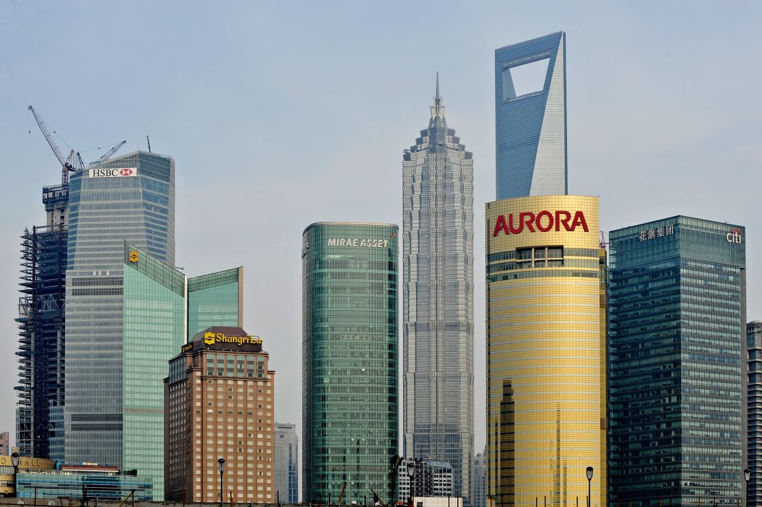 Shanghai's Pudong district, which was little more than farmland until the 1990s, is now home to many of the world's largest glass buildings.
