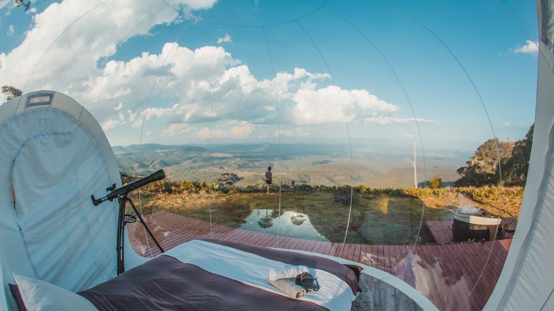 <strong>Bubbletent Australia: </strong>Calling all glampers.<strong> </strong>Australia's first "bubbletents" experience recently opened in New South Wales, offering unobstructed views of the scenic Capertee Valley.
