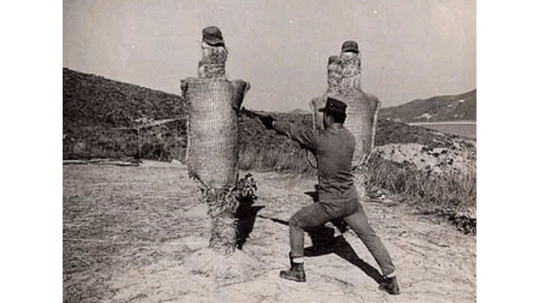 Photo of a training exercise on Silmido. The island served as a training ground for the top secret assassination squad from 1968 to 1971.
