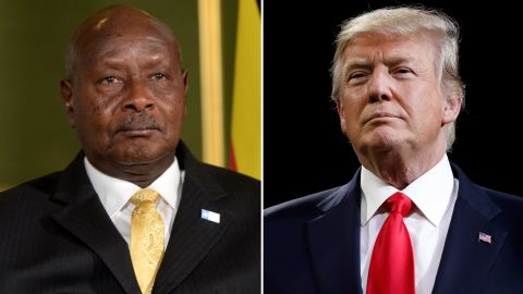 Ugandan President Yoweri Museveni says Donald Trump is one of America's best presidents.