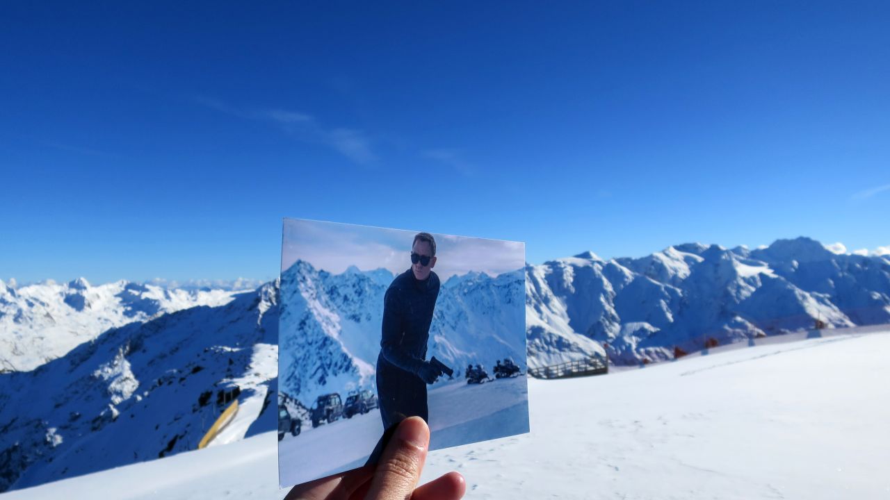 Fans use David's photographs to track down their favorite locations. Pictured here: Tyrol, Austria -- "Spectre."