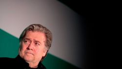 WASHINGTON, DC - OCTOBER 23: Steve Bannon, former White House chief strategist and chairman of Breitbart News, attends a discussion on countering violent extremism, at the Ronald Reagan Building and International Trade Center, October 23, 2017 in Washington, DC. The program was focused on issues of extremism in the Middle East, including Qatar, Iran and the Muslim Brotherhood. (Photo by Drew Angerer/Getty Images)