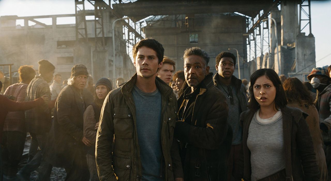 "Maze Runner: The Death Cure," the third and final Maze runner movie, is a 2018 American dystopian sci-fi action movie starring Dylan O'Brien, Thomas Brodie-Sangster and Kaya Scodelario. O'Brien is a young man who fights to survive in a dystopian world with his friends.<br />