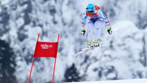 SOCHI, RUSSIA - FEBRUARY 09:  Matthias Mayer of Austria skis during the Alpine Skiing Men's Downhill at Rosa Khutor Alpine Center on February 9, 2014 in Sochi, Russia.  (Photo by Clive Rose/Getty Images)
