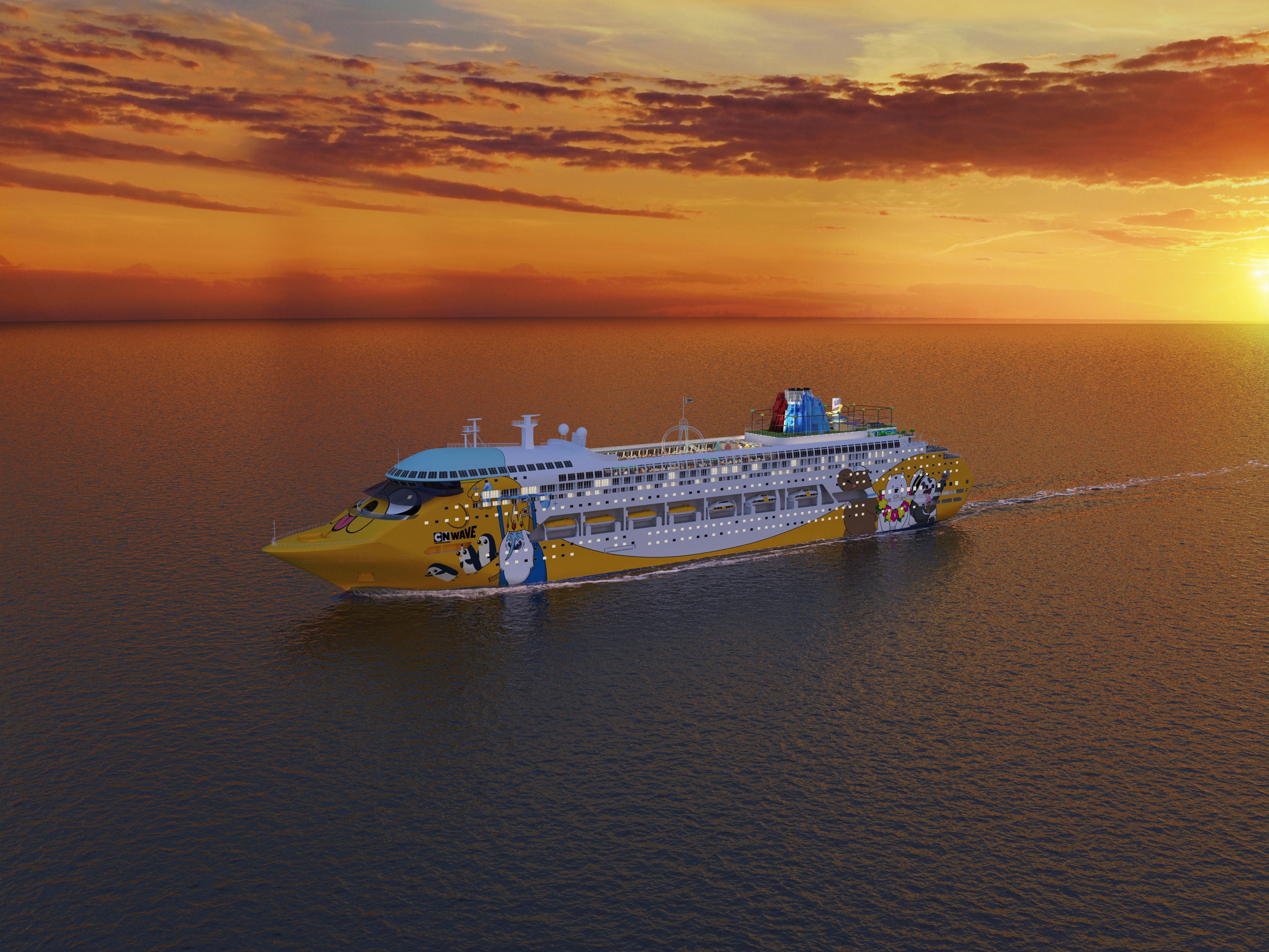 Cartoon Network reveals colorful new cruise ship | CNN