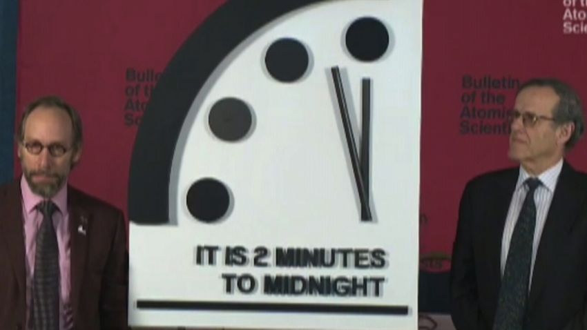 DOOMSDAY CLOCK" UPDATE SCHEDULED FOR JANUARY 25TH IN WASHINGTON, D.C.  Announcement Comes at Time of High Focus on a Range of Nuclear Issues.  The Bulletin of the Atomic Scientists will host a live international news conference at 10 a.m. EST/1500 GMT on January 25, 2018 to announce whether the minute hand of the iconic "Doomsday Clock" will be adjusted. The decision is made by the Bulletin of the Atomic Scientists' Science and Security Board in consultation with the Board of Sponsors, which includes 15 Nobel Laureates.  The factors contributing to the decision about the Doomsday Clock time will be outlined on January 25th.  In January 2017, the Doomsday Clock's minute hand crept forward by 30 seconds, to two and half minutes before midnight, the closest it has been to midnight since the 1950s. For the first time, the Doomsday Clock was influenced by statements from an incoming US President, Donald Trump, regarding the proliferation and the prospect of actually using nuclear weapons. The Clock was not moved f