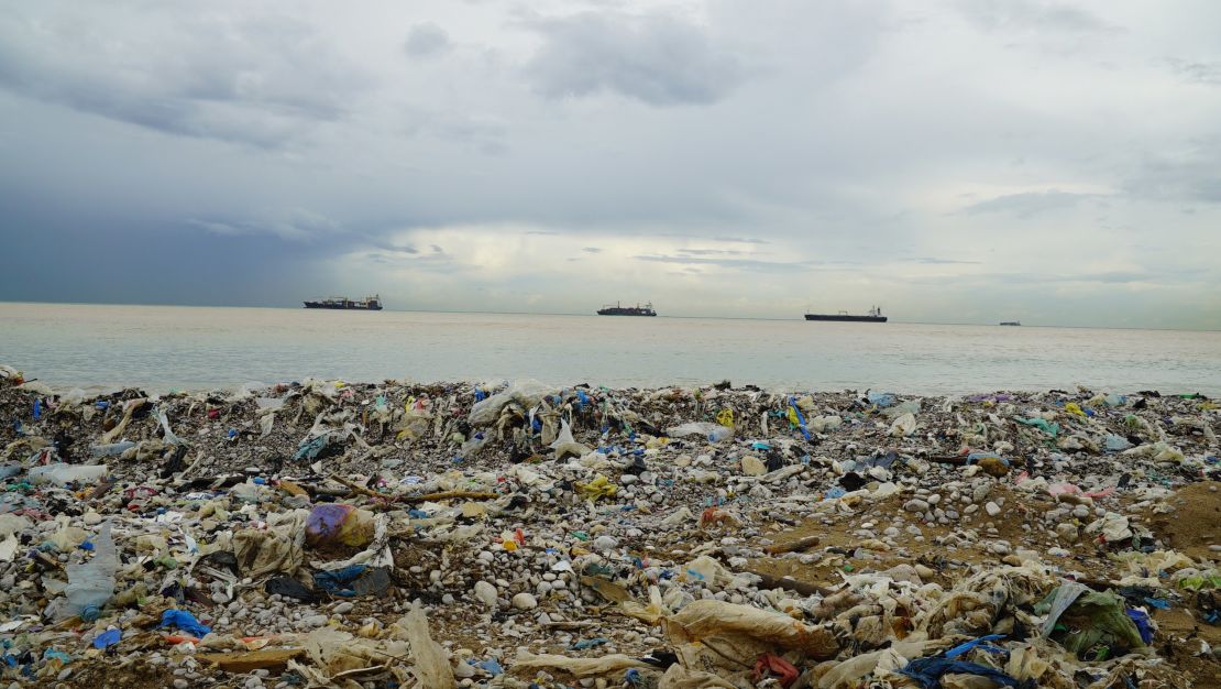 Images of Lebanon's trash-infested beaches have embarrassed the country's leaders