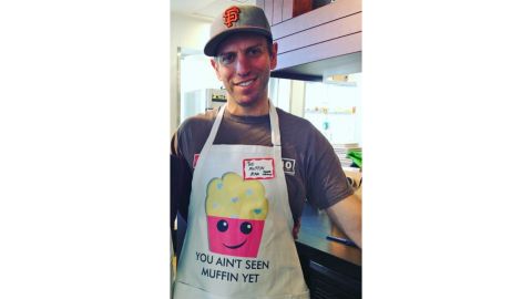 Jacob Kaufman has baked more than 4,500 muffins for homeless people in San Francisco, California.