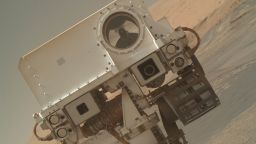 Tweet by @MarsCuriosity "I'm back! Did you miss me? This selfie is part of a fresh batch of images, direct from #Mars. Check out all my raw images at https://go.nasa.gov/2n5oyKo "