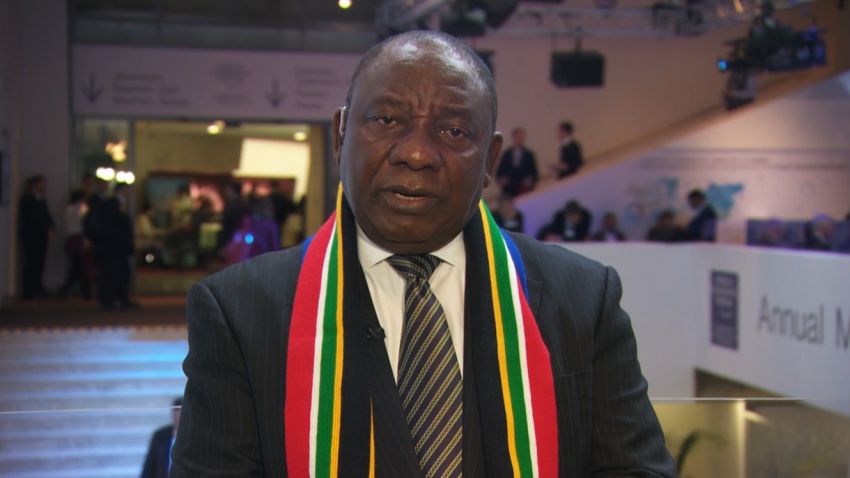 Cyril Ramaphosa amanpour