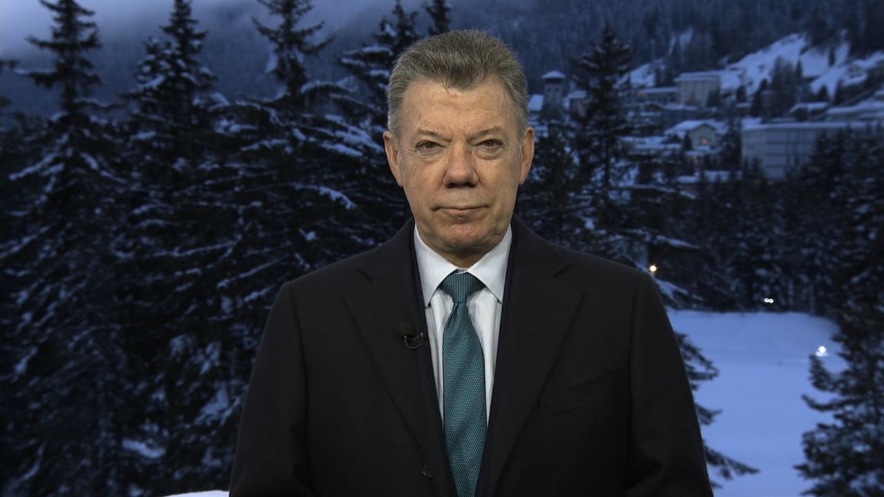 Juan Manuel Santos Davos