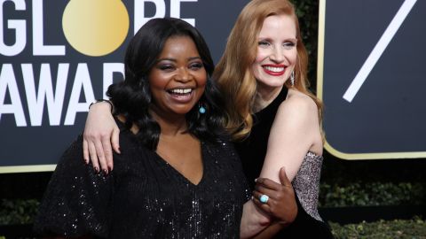 Octavia Spencer says Jessica Chastain helped her get a pay raise for their next film together.