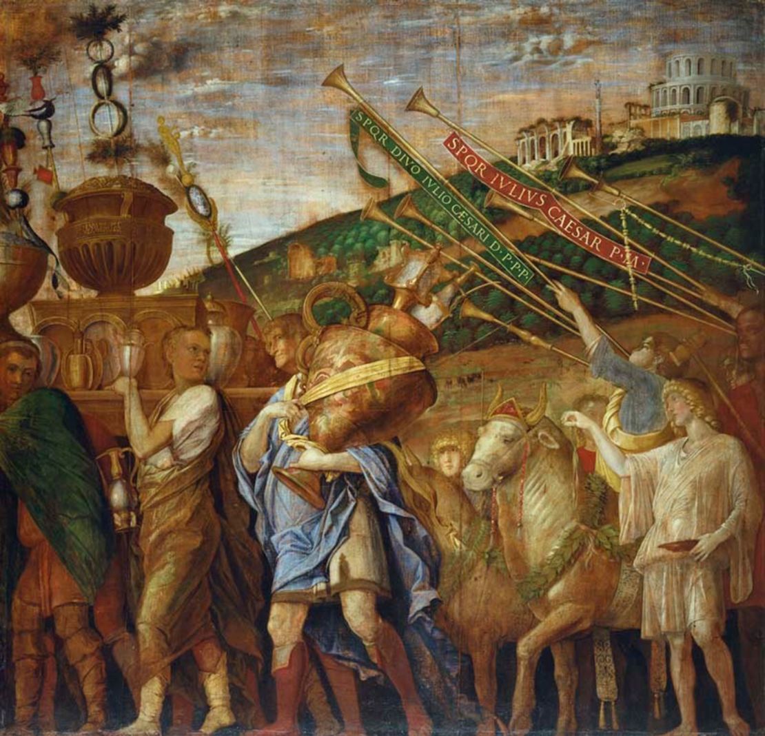 "Triumph of Caesar: The Vase Bearers" (c.1484-92) by Andrea Mantegna